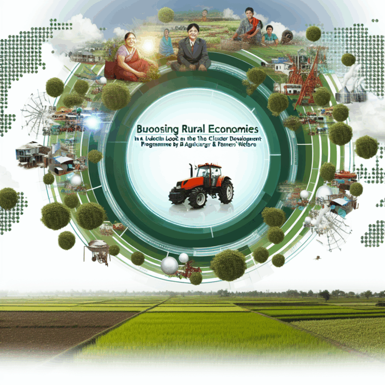 Cluster Development Programme - Ministry of Agriculture & Farmers Welfare