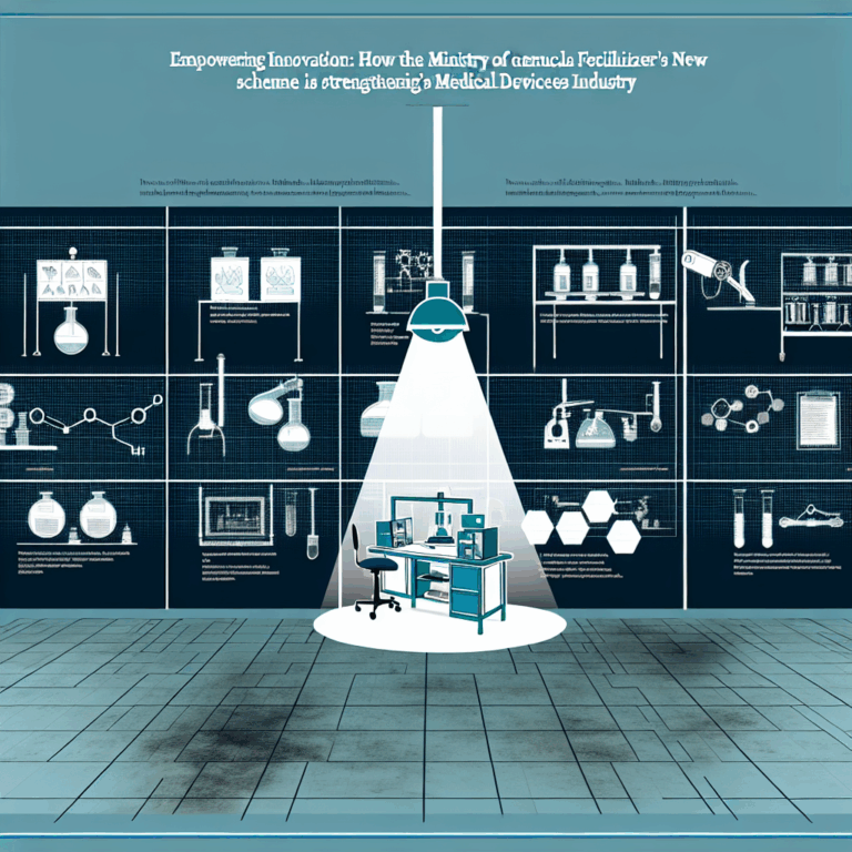 Scheme for strengthening Medical devices industry - Ministry of Chemicals and Fertilizers