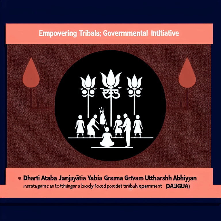 Dharti Aaba Janjatiya Gram Utkarsh Abhiyan (DAJGUA) - Ministry of Tribal Affairs