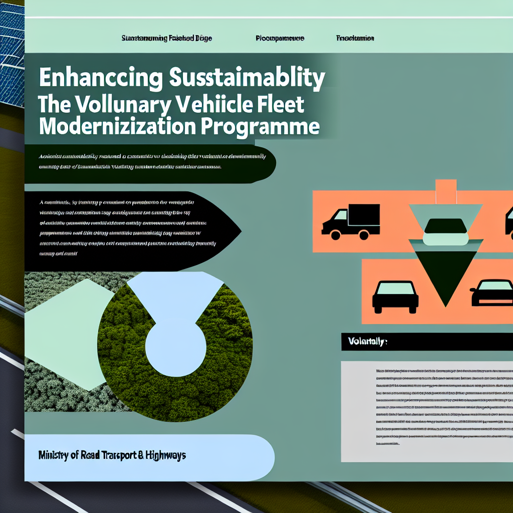 Voluntary Vehicle Fleet Modernization Programme - Ministry of Road Transport & Highways (MOR\&TH)