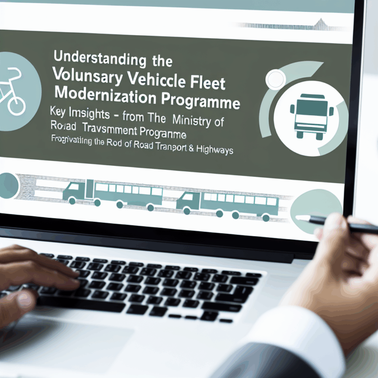 Voluntary Vehicle Fleet Modernization Programme - Ministry of Road Transport & Highways (MOR\&TH)